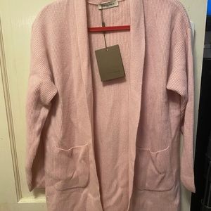 Gentle Herd Pink Cashmere Cardigan Size XL